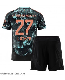 Günstige Bayern Munich Konrad Laimer #27 Auswärts Trikotsatzt Kinder 2024-25 Kurzarm (+ Kurze Hosen)